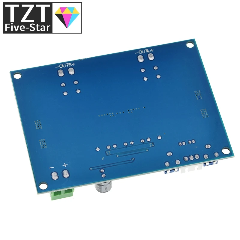 TZT DC 12 В 24 в 120 Вт * 2 TPA3116 D2 двухканальная цифровая плата усилителя мощности аудио