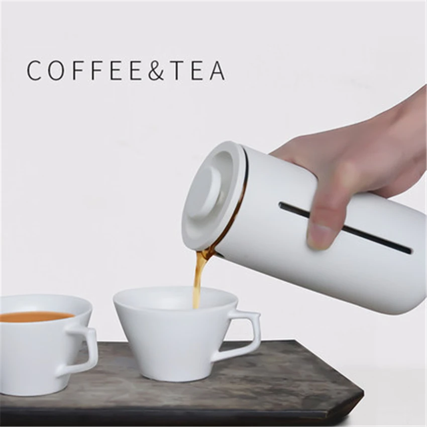 Кофейник с французским прессом чайник для кофе/чая 450 мл стеклянный термос из