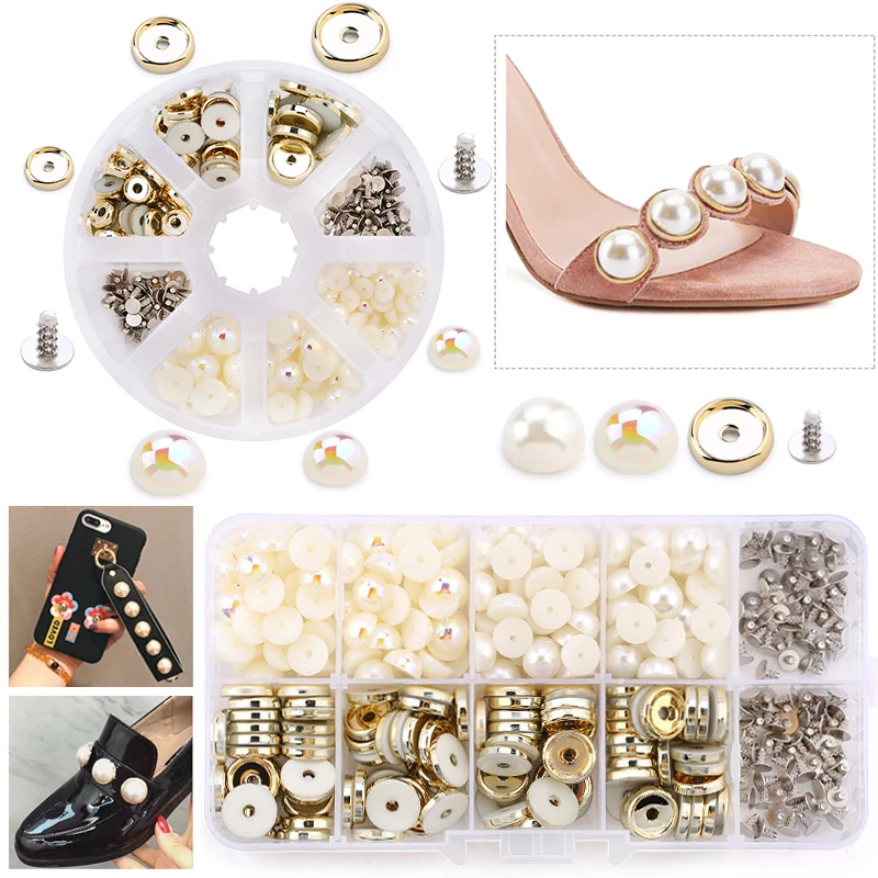 Кнопки QIAO из смолы и жемчуга высококачественные пластиковые кнопки аксессуары