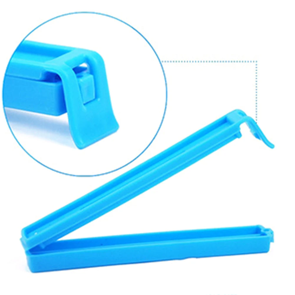 

6Pcs 11cm Portable New Kitchen Storage Food Snack Seal Sealing Bag Clips Sealer Clamp Plastic Tool Random Color