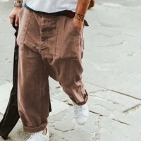 muyogrt fashion jogger pants men streetwear casual harem pants men trouser 2021 autumn cool pants oversized mens clothing