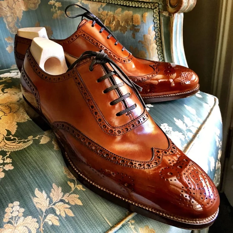 

Men's Dress Shoes Newest Pu Leather Lace-up Business Shoes Male Casual Classic Vintage Wedding Shoes Zapatos Para Hombre HA897