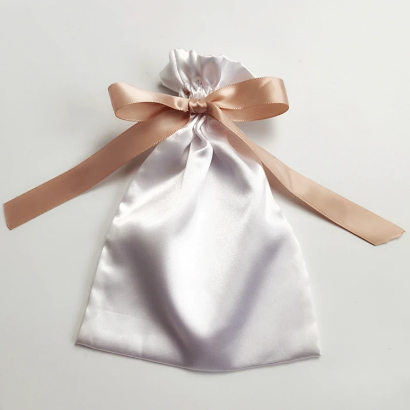 Мешочки шелковые на шнурке для ювелирных изделий из атласной упаковка