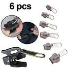 6 шт.пакет Универсальный мгновенный исправить молния Ремонтный комплект Замена застежка-молния слайдера зубы аварийно-спасательных новый дизайн застежки-молнии для шитья одежды
