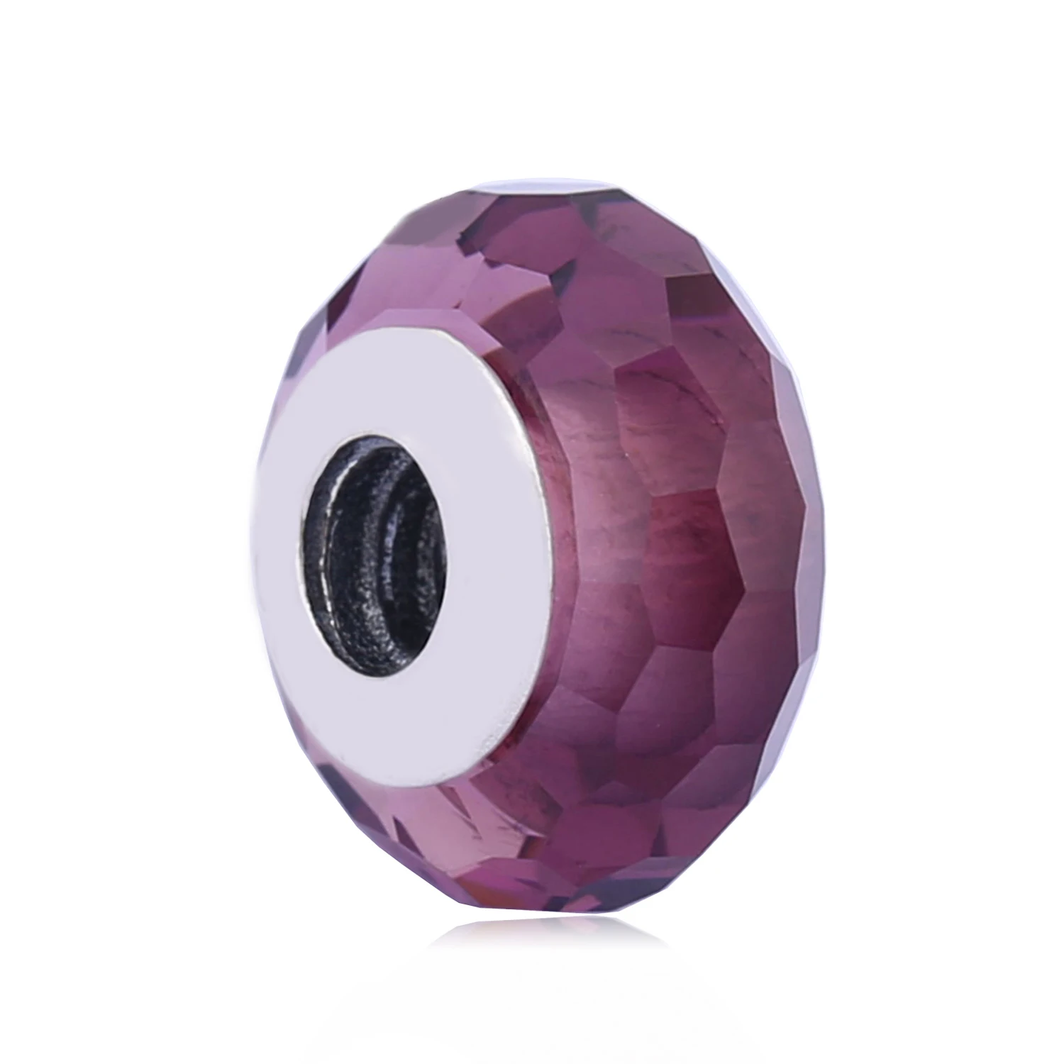 

Бусина-Шарм Ajax из серебра 925 пробы с красным муранским стеклом