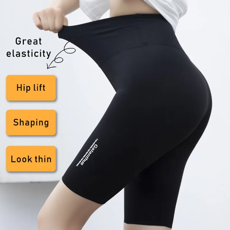 

High Waist Yoga Sport Shorts Abdomen Hip Push Up Women Fitness Running Shorts Tummy Control Workout Gym Shorts