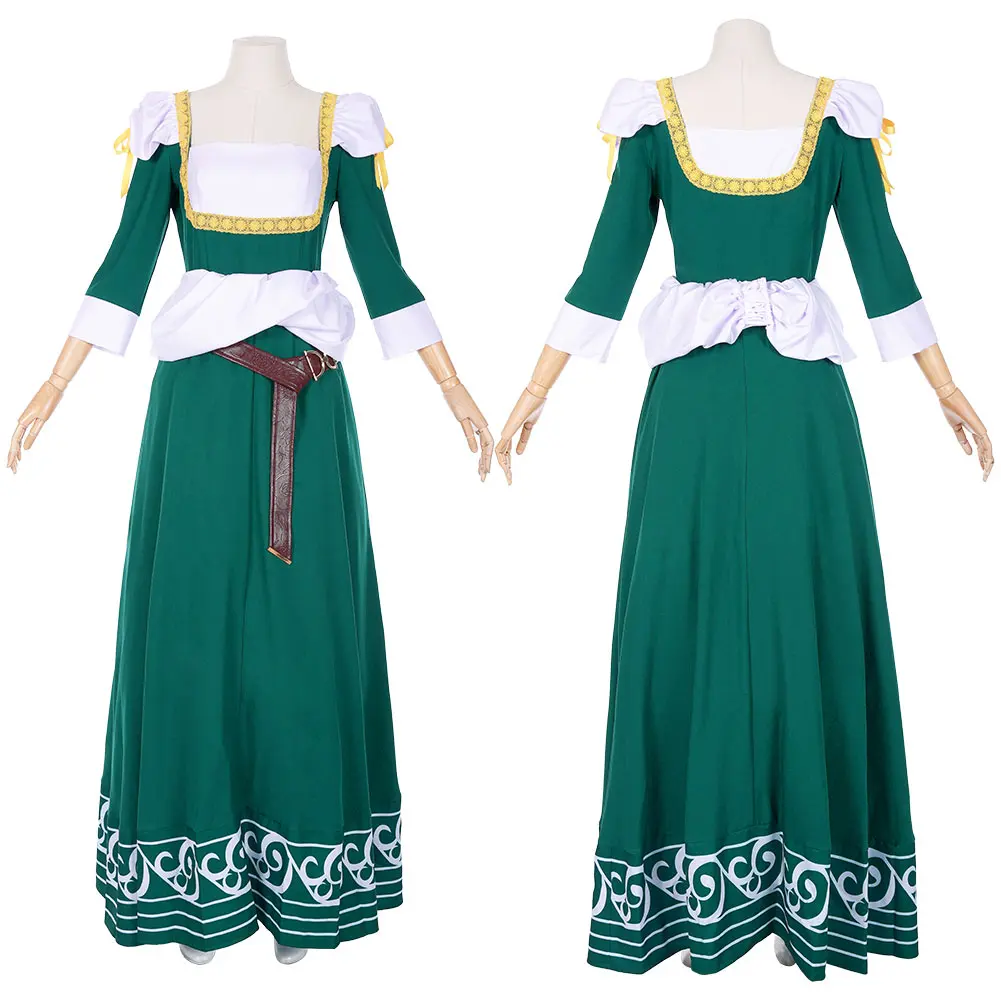 

Anime Arte- Arte Cosplay Costume Women Dress Green Gown Uniform Suit Halloween Carnival Costume Outfits