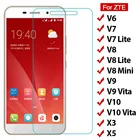 Защитное стекло для ZTE Blade V6 V7 V8 Lite Mini Movie HD, 2 шт., протектор экрана для ZTE V9 Vita X3 X5, прозрачный жесткий