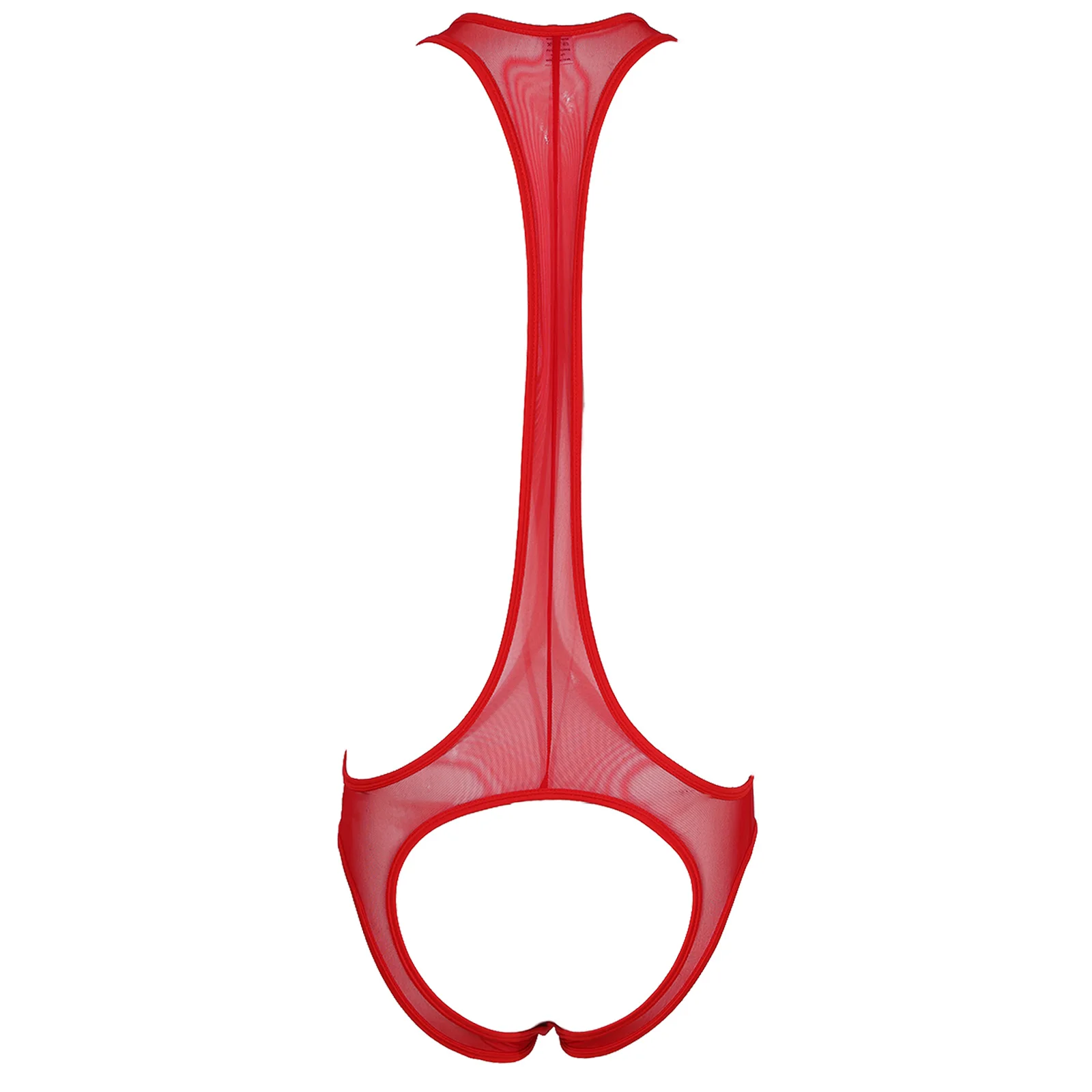 Трико мужское Сетчатое без рукавов пикантный облегающий боди с вырезами