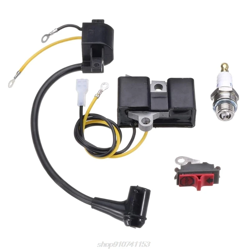 

Ignition Coil Module Kits 4pcs Ignition Coil Module Kits Compatible for Husqvarne 61 66 162 266 Chainsaw M29 21 Dropship
