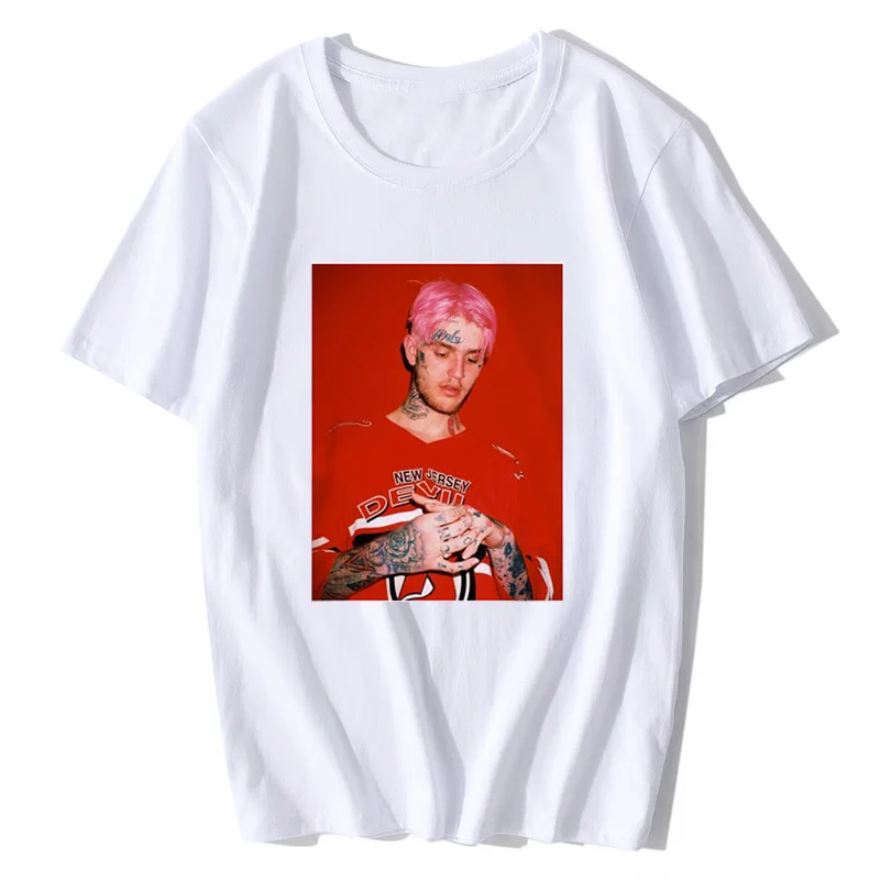 Персонаж 3D печать Рэппер Lil Peep футболка рэп хип хоп LilPeep Мужская крутая уличная