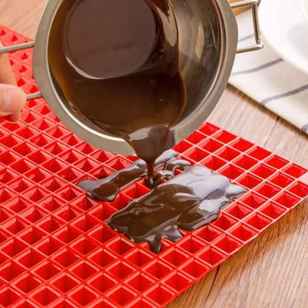 Антипригарная силиконовая пирамидальная сковорода для барбекю нескользящий