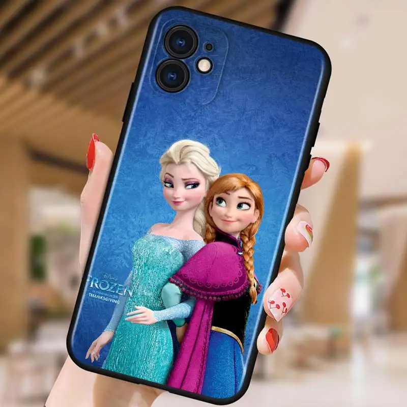 

Disney Princess Aisha for Apple iPhone 12 Pro Max Mini 11 Pro XS Max X XR 6S 6 7 8 Plus 5S SE2020 Soft Black Phone Case