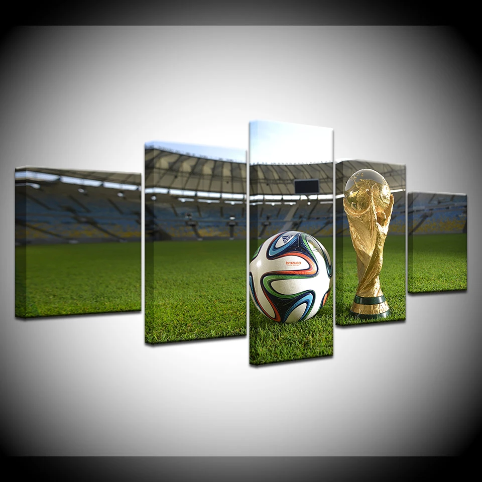 HD печатные плакаты футбольный кубок мира трофей спортивный плакат настенная