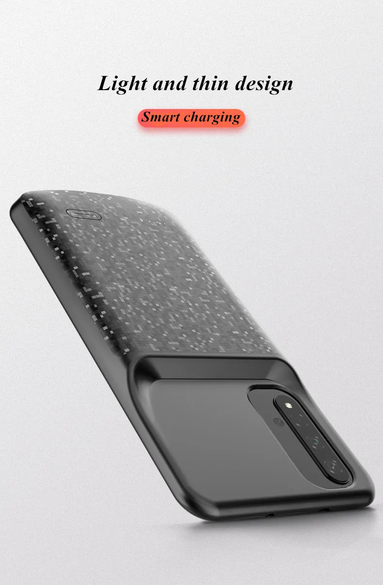 Портативный Банк питания 4700mAh внешний аккумулятор зарядное устройство чехол для huawei Honor 20 Pro резервного копирования зарядный чехол для huawei Honor 20