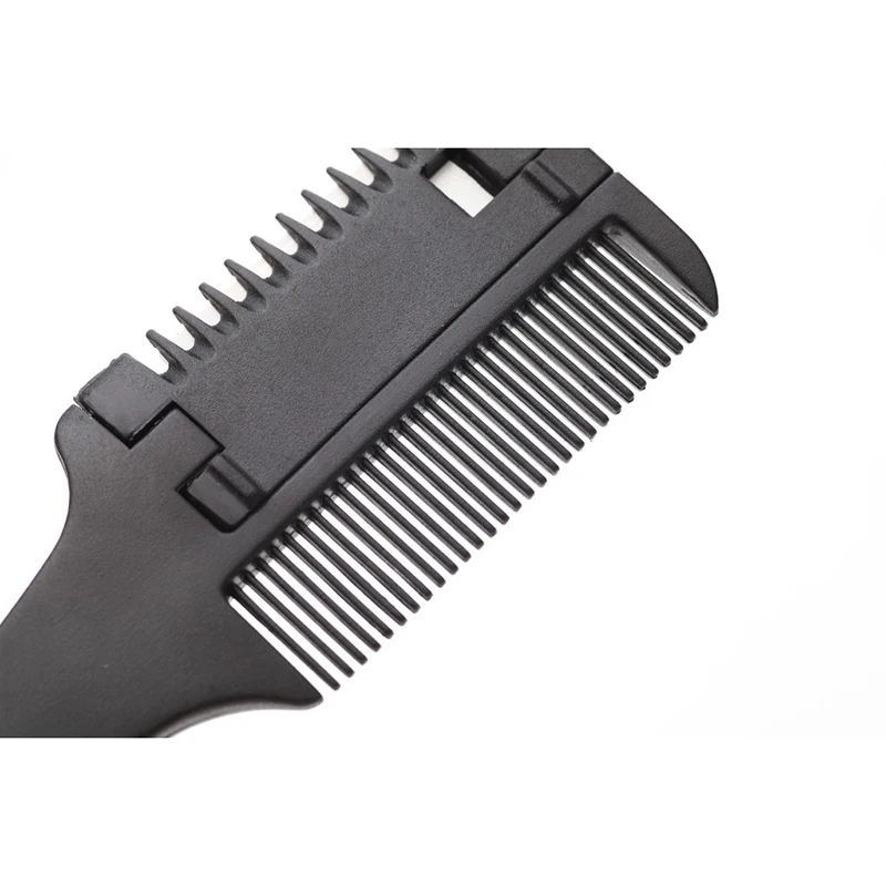 Расческа для стрижки 1 шт. черные кисти волос с ручками и лезвиями бритвы триммер