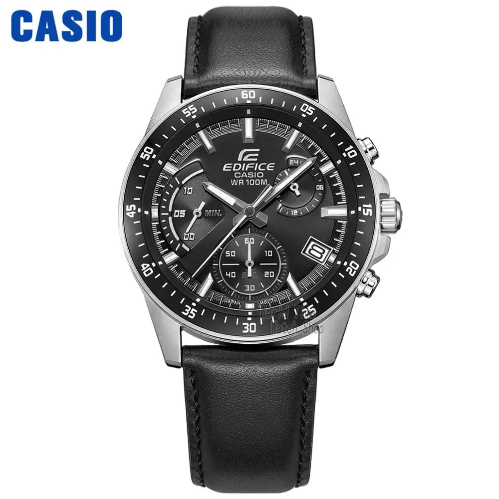 Часы Casio Edifice часы мужские Взрыв лучший бренд класса люкс комплект кварц 100м Водонепроницаемый Световой Хронограф мужские часы Спортивные военные часы дайвинг наручные часы relogio masculino reloj hombre erkek - Цвет: EFV540L1A