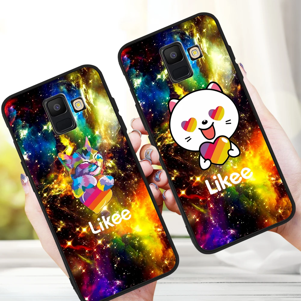 2020 звездное небо Likee Сердце чехол для телефона Samsung Galaxy A3 A5 A6 A7 A8 A9 A10 A30 A40 A50 A70 A51 A90 J3