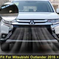 auto styling grille insect screening mesh front head grille net fit for mitsubishi outlander 2016 2020 modified accessories