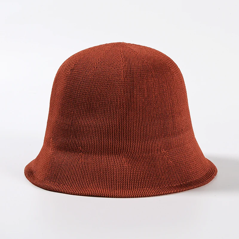 

2021 Ice silk material panama Summer Women's Bucket hat Japanese Cool hats for girl Beach Caps Women's sun hats Straw hat