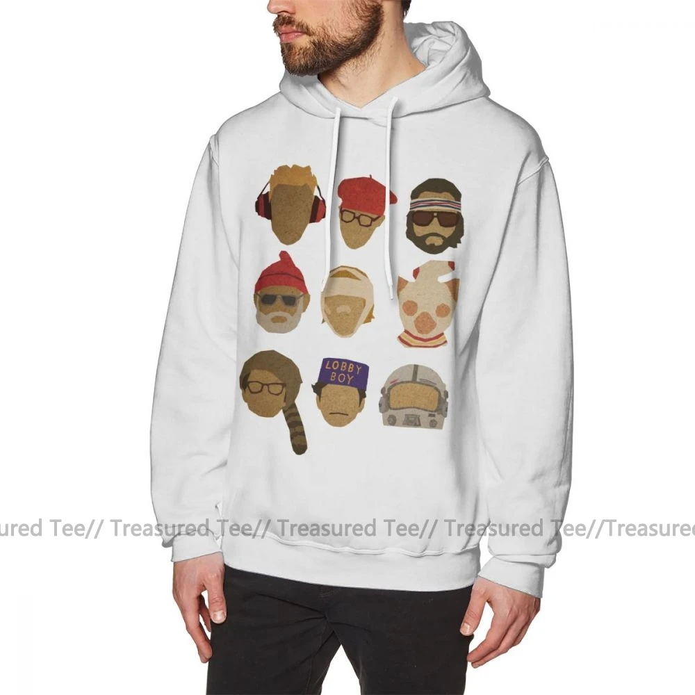 Isle Of Dogs Толстовка Wes Anderson S шапки толстовки хлопок хороший пуловер Толстовка Длинная зимняя синяя мужская X уличная Толстовка - Цвет: White