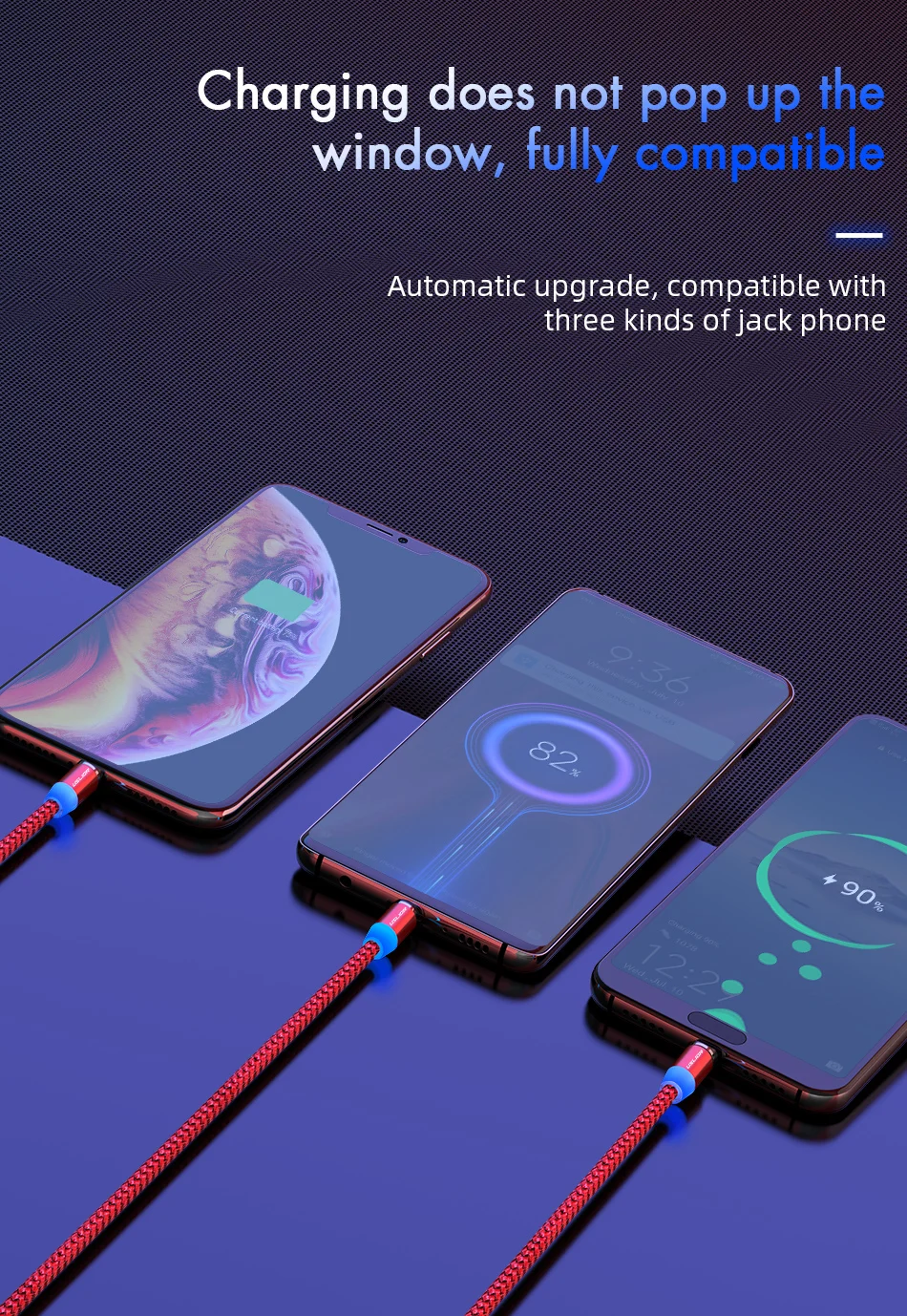 USLION USB кабель для быстрой зарядки Магнитный USB кабель для iPhone type-C зарядный кабель для Xiaomi Note 10 Micro USB Магнитный кабель