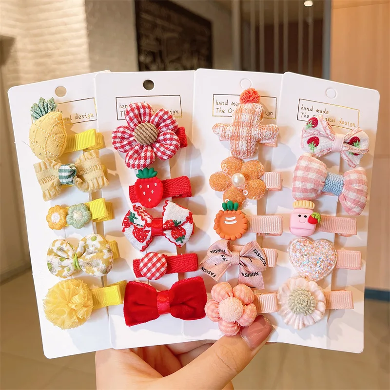

Korean Children's Hairpin Hair Accessories Girls Bunny Hairpins Little Girls Cute Princess Head Flower Clip Baby Headdress Gifts