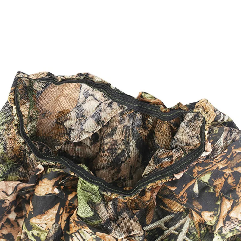 Камуфляжная листовая Ghillie Камуфляж для лица маска 3D Балаклава зеленая голова