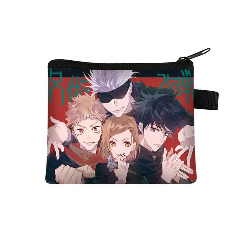 

Anime Jujutsu Kaisen Wallet Handbag Coin Wallets Purse Cosplay Gojo Satoru Polyester Party