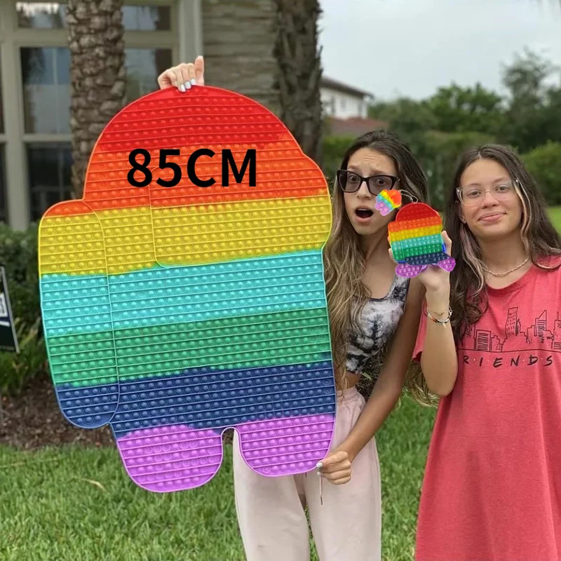 

40 см, большой размер XXL, большая Большая большая Радужная игрушка-антистресс, игрушки-антистресс для рук