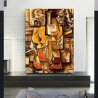 Картина маслом для взрослых, скрипка и виноград, Пабло Пикассо