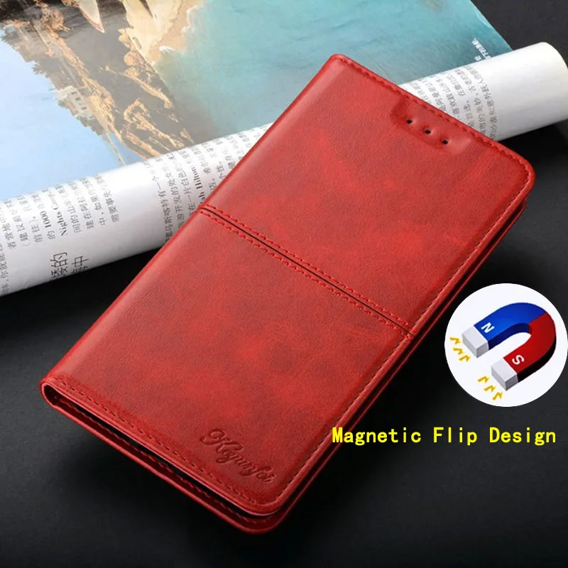 

Flip Leather Magnetic Case For Huawei Y7 Y6 2019 Card Holder Case Shell For Huawei Honor 8A NOVA 4e kickstand Cover Fundas Coque