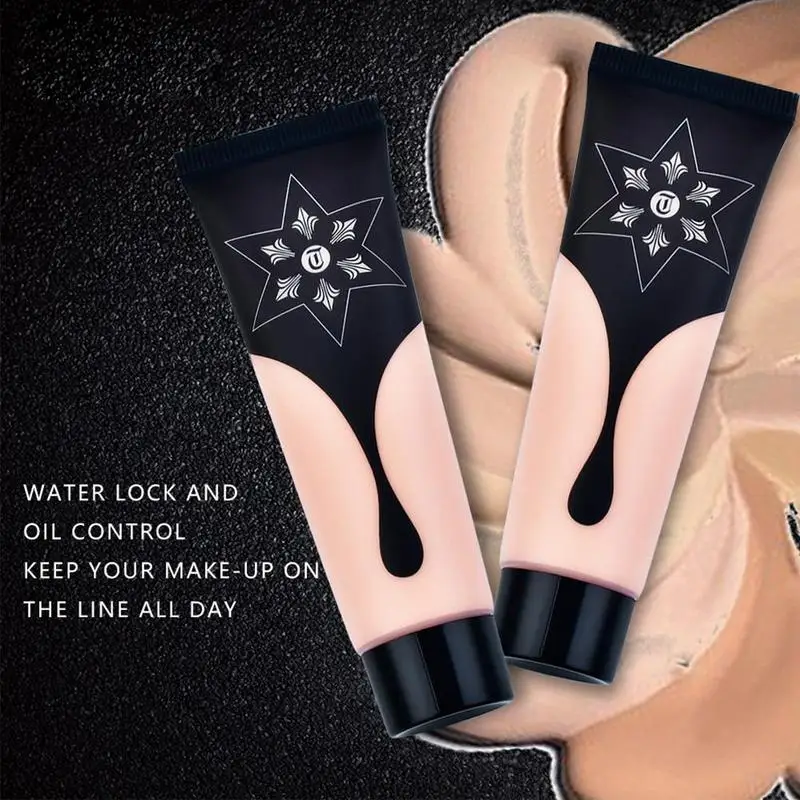 Жидкий тональный крем с полным покрытием консилер для макияжа матовый контроль