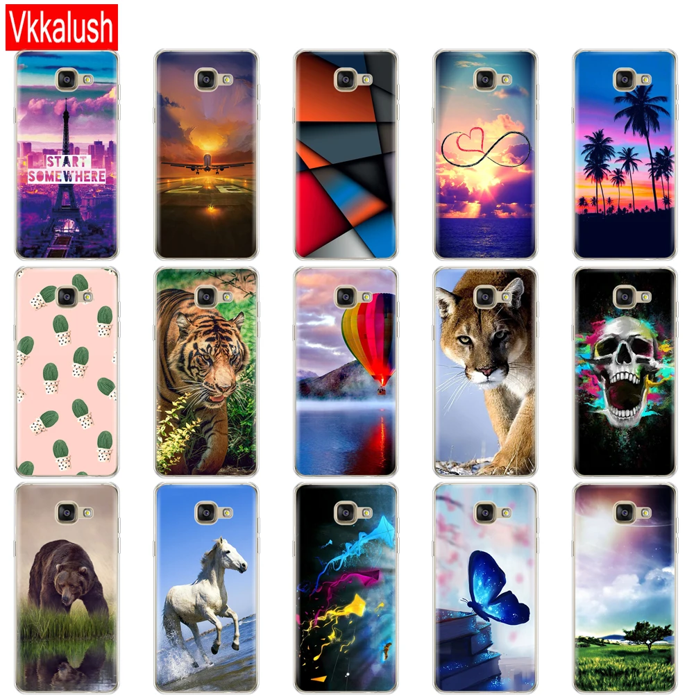 Case For Samsung Galaxy A5 2016 Soft Tpu Back Cover A510F A510 Silicon Phone Protective FOR Capa | Мобильные телефоны и