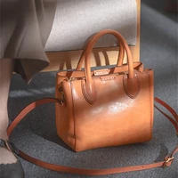 simple casual luxury natural real leather ladies small handbag fashion desig outdoor daily weekend party shoulder diagonal bag