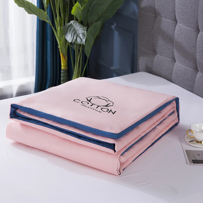 Летнее стеганое покрывало с вышивкой геометрические двойные покрывала для