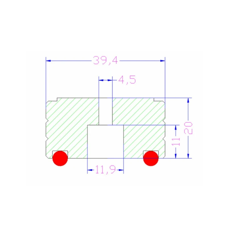 

4Pcs 40*20mm Speaker Spikes Foot Pads Active Speakers Case Shock Speaker Repair Parts Accessories DIY For Home Theater