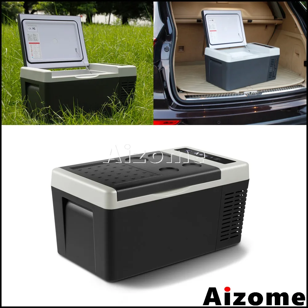 Семья Рыбалка Пикник автомобильный холодильник 12 V 24 морозильник 18L портативный