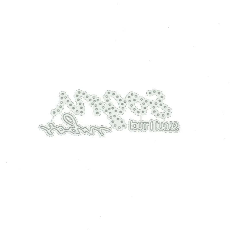

2021 Sogm Letters Metal Cutting Dies Shape for Scrapbooking Craft Die Cut Stencil Card Make Mould Sheet Decoration New Design