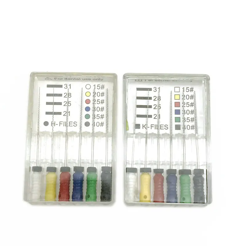 31 мм стоматологические K/H файлы эндофайлов корневого канала ручные K из