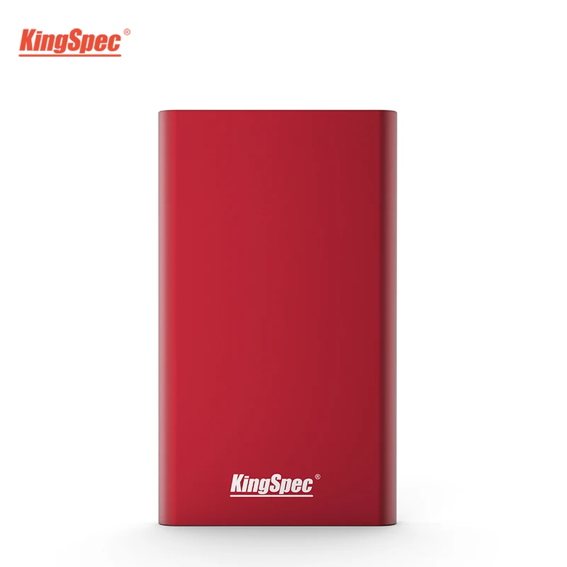 KingSpec внешний SSD 512 ГБ Красный Портативный 2 ТБ жесткий диск 128 1 Type-C USB3.1
