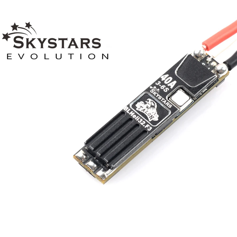 Skystars Slim40A 40A Blheli_32 F3 MCU 3 6S бесщеточный ESC для QAV 170 330 RC FPV Racer модели аксессуары