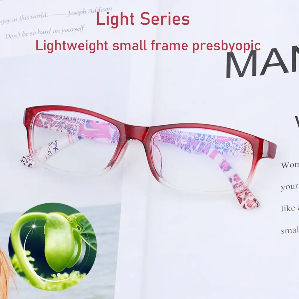 

Женские портативные винтажные очки для чтения с защитой глаз и цветами, ультралегкие очки в оправе с защитой от синего света