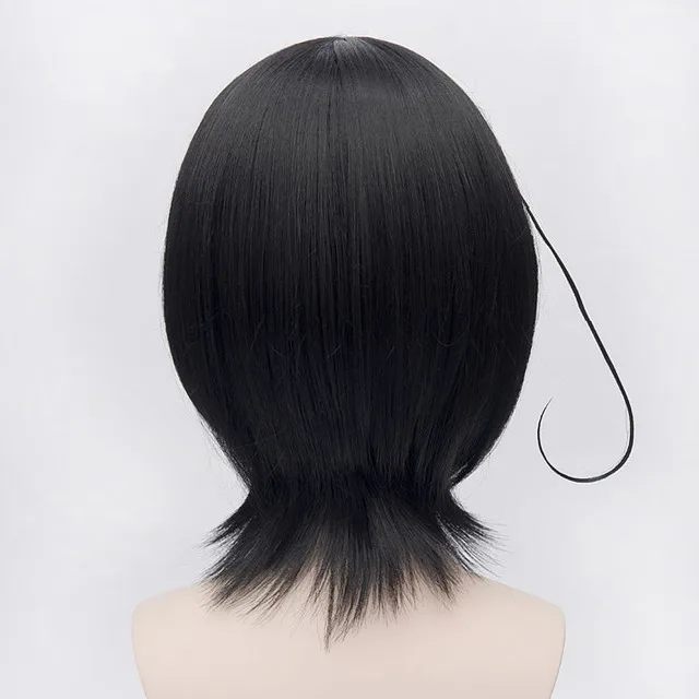 Еще один парик Mei Misaki короткие черные термостойкие синтетические волосы парики
