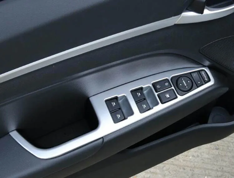 Автомобильный Стайлинг авто аксессуары ABS Матовая Внутренняя дверь Крышка