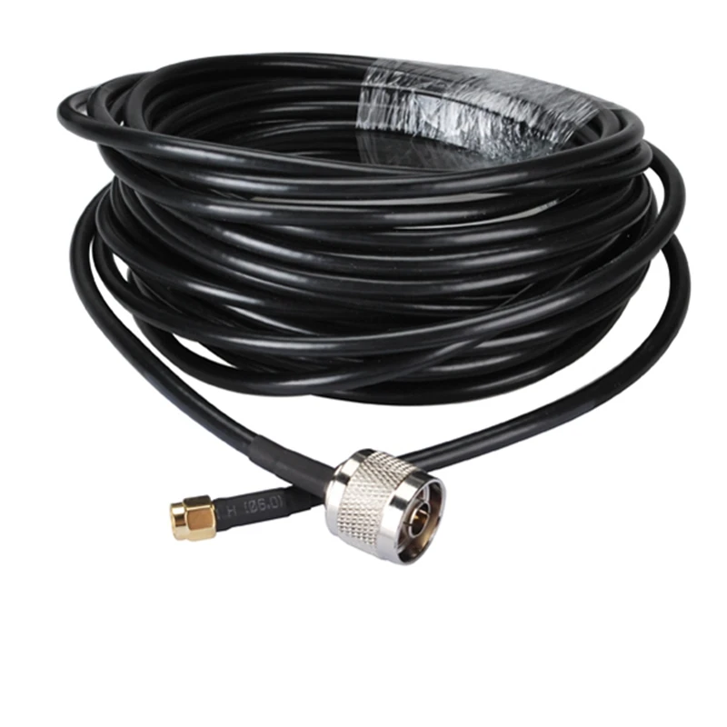 Только RP SMA кабель N Тип прямой штекер BNC к Прямые мужской KSR195 300 см для GSM 3G 4G GPS WI FI