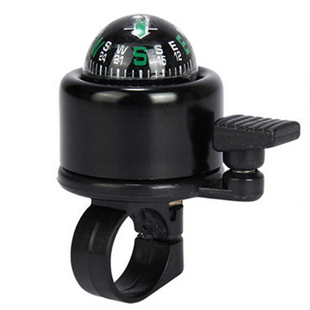 

Aluminum Alloy Bicycle Bell With Compass Bike Alarm Horn Mountain Bike Accessories