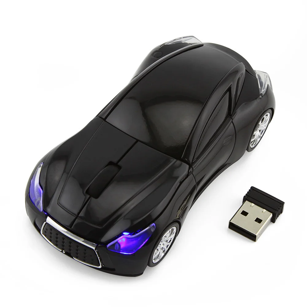 CHYI беспроводная мышь Infiniti Спортивная Автомобильная мышь 1600 dpi оптическая 3D компьютерная игровая мышь геймер Mause для ПК ноутбука