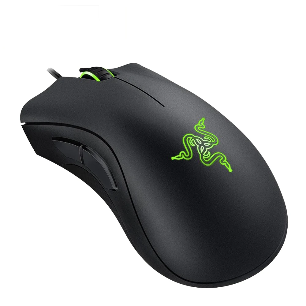 Razer DeathAdder Эфирная Проводная игровая мышь 6400 dpi оптический сенсор 5 автономных