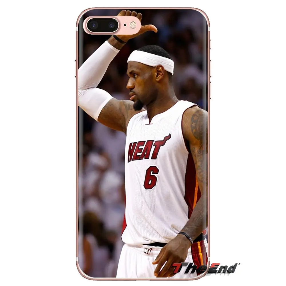 For Xiaomi Redmi 4 3 3S Pro Mi3 Mi4 Mi4i Mi4C Mi5 Mi5S Mi Max Note 2 Transparent Soft Cases Covers Sport Lebron james |